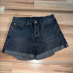 Black Levi shorts